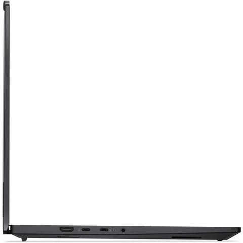 Side view of ThinkPad T1g Gen 8 AI Laptop With Ultra 9 285H VPro, 16 Inch 4K Display At 800 Nits, showcasing slim design and ports