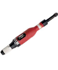 No Frills Heavy Duty Pneumatic Angle Grinder And Air Powered Sander for metalworking, red tool design, ideal for polishing and deburring.