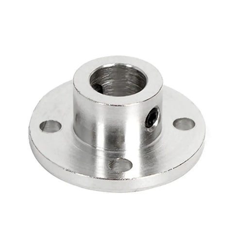 Sturdy Steel Rigid Flange Coupling Motor Guide Shaft Support Connector Kit With Hand Nut For Precise Setup In 3Mm Through 12Mm Sizes Ready To Go, close-up view of steel flange.
