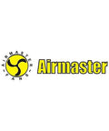 Airmaster logo featuring a yellow circular fan design with the text 'Airmaster' beside it.