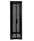 Front view of 42U Server Rack Enclosure Cabinet With Doors And Side Panels For 19 Inch Gear, Standard 42 Inch Depth, 3000 Pound Capacity