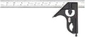 Pro Grade 12 Inch Steel Combination Square With Square Head Built Tough For Real Work Forged Hardened Steel Heads Reversible Lock Bolt