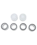 Roller Bearing Guide Kit RCX26000 RCX26001 For TigerShark Robotic Pool Cleaner DIY Friendly Pro Grade Replacement Kit Includes One RCX26001 Bearing And Two RCX26000 Bearings For Smooth Wheel Rotation And Stable Tracking, five white bearings