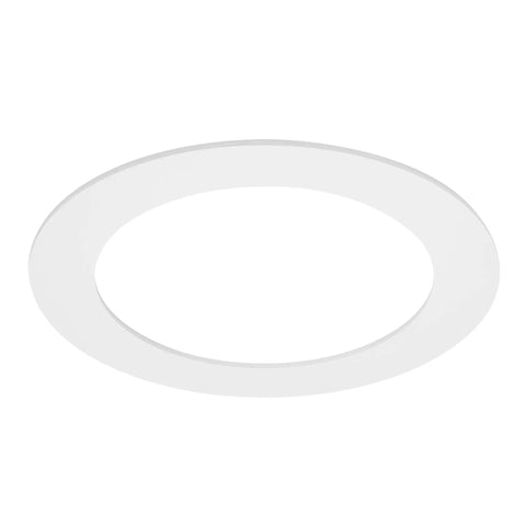 6 Inch White Goof Rings For Recessed Lights Trim 12 Pack Quick Fix For Nasty Drywall Cuts And Oversized Holes. Flat white rings for recessed lighting.