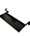 Slick Glide Under Desk Keyboard Tray With Smooth Pull Out Drawer Holds Mouse And Keyboard Ergonomic Sliding Extender from above showing steel material.