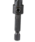 Heavy Duty Countersink Drill Bit With 9/64 Inch Tip For Number 6 Wood Screws, showing 1/4 inch hex shank close-up.