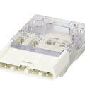 Non-Metallic Cable Splice Box For 12 To 14 AWG Three-Conductor Cable With Ground, NMS-3, clear cover, in-wall wiring solution.
