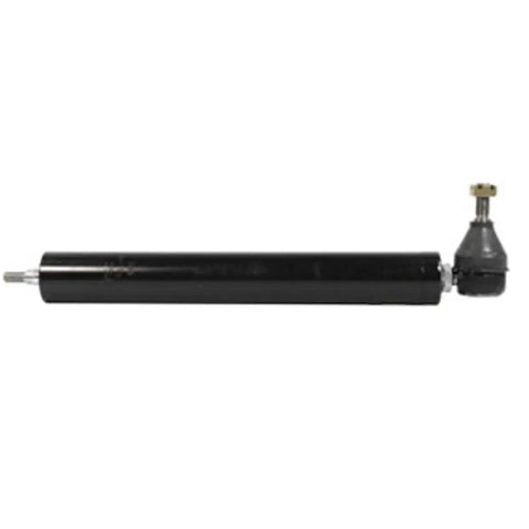 Aftermarket Power Steering Cylinder With Base Ball Joint End For Ford And New Holland Tractors Fits 600 700 800 900 2000 3000 4000 RH Or LH Side Compatible Five Eighths Inch Rod And Seven Sixteenths Inch Threaded End Replaces E2NN3A540BA black cylinder with ball joint end