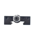 Top Shelf Quick Change Tool Holder Kit For Wedge Style Mini Lathe Up To 12 Inch Swing with black steel tool holder view from the front.