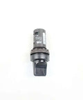3-Position Selector Switch Single Unit, 300 V AC Panel Mount Rotary Control, durable metal housing, front view