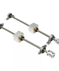 Hot T8 Lead Screw Set For 3D Printers, Horizontal V Style Kit With Solid Copper Nuts And Stainless Steel Rails, 200 Mm Smooth Motion Upgrade For Your Machining Rig Right Now. T8 lead screw set with copper nuts and stainless steel rails