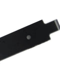 Close-up of Knockout Cage Nut Pry Plate Removal Installer with Slick Universal Rack Clamp, 3.94 inches, matte black steel.