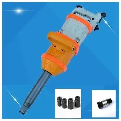 Workhorse Grade Pneumatic Air Impact Wrench Big Boy One Inch Drive Heavy Torque Monster With Complete Socket Kit For Rig Mechanic Work And Fast Tire Changes