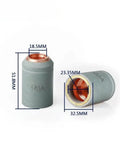 Durable PC0102 Outside Nozzle Shield Retaining Cap For P141 A141 And LT141 LTM141-A showing dimensions and construction details.