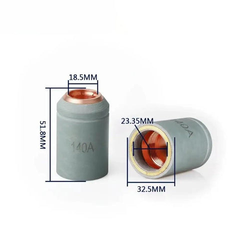 Durable PC0102 Outside Nozzle Shield Retaining Cap For P141 A141 And LT141 LTM141-A showing dimensions and construction details.