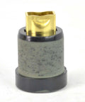 Heavy Duty Replacement Carbon Brush Set Engineered For Superior Electric And Skil Tools Compatible With 5825 HD77 Mag77 And More. Close-up view of a copper core carbon brush.