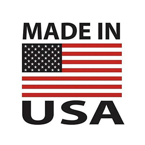 Made in USA label featuring the American flag, emphasizing quality and domestic production of Top Tier Axle And Differential Gear Repair Fluid.