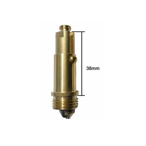 Copper Pop up Bathtub Drain Stopper for Bathroom Home Use, 38mm size, brass material, showing detailed design.
