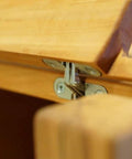 Invisible Cross Hinge 44 Mm Zamak Hidden Furniture Hinge 180 Degree Foldable Concealed Cabinet Hinge Yellow Galvanised Inset Installed