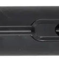 Action Rod Alignment Tool For Gunsmithing, one-piece aluminum with steel contact, black, side view of locking mechanism.