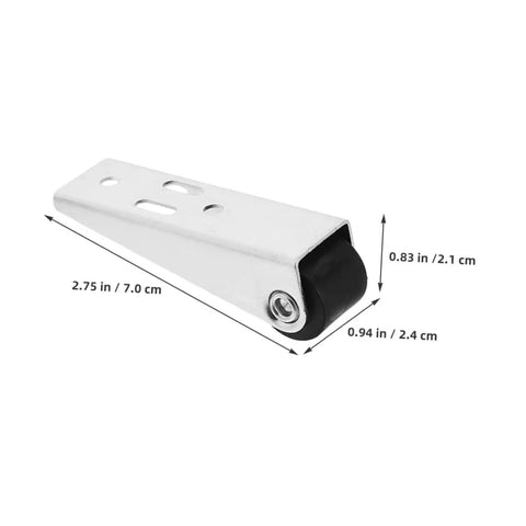 Heavy Duty Bottom Support Rollers For Sagging Barn Doors with sealed bearings and steel axle for quiet sliding.