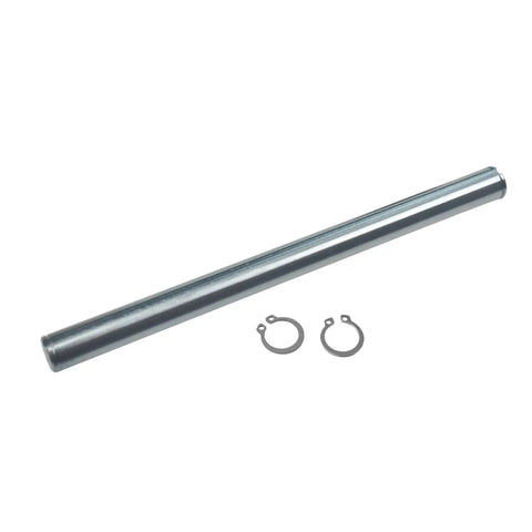 Beefy Silver Galvanized Jackshaft Kit For Go Karts And Minibikes With UCFL203 Pillow Block Bearings, 5/8 Inch By 10 Inch Jackshaft