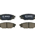 Bosch BC1114 QuietCast rear ceramic brake pad set, four pads
