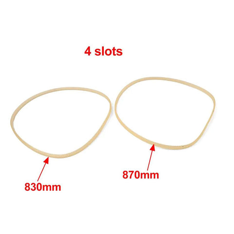 Premium Grade Yellow Wheel Balance Bar For Tire Spinning 83 Cm Steel Rod With Four Concave And Five Convex Slots, showing two rubber bands 830mm and 870mm.