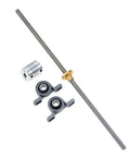 Upgrade Your 3D Printer With This Sweet 3d Printer Lead Screw Kit Including T8 Threaded Rod, Brass Nut, Bearing Brackets, And Flexible Coupling For Smooth Vertical Motion And Reliable Print Quality Today, T8 lead screw kit with brass nut, coupler, and bearing brackets