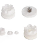 Plastic Gear Set For RS550 And RS390 Motors, Replacement Parts For Electric Ride On Toys, Displayed Gears of Varying Sizes