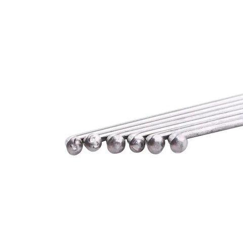 Close-up of 10 Pcs 245mm To 305mm 14G Stainless Steel Bicycle Spokes And Nipples For Mountain Road And Electric Bikes 700C Wheels