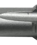 Metal tap from the Super Handy 42 Piece Metric Ratcheting Tap And Die Set Makes Threading A Breeze With Reversible Handles Five Degree Swing Arc
