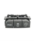 Electric Parking Brake Actuator Switch Driver Side For Toyota Corolla 2019 To 2023, black buttons, weatherproof design for easy installation.