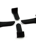 4 Piece Tire Changer Jaw Protectors Kit With Straight Curved And Short Clamp Covers With Rim Guard Inserts And Wheel Protection Pads To Prevent Rim Scratches And Wheel Damage During Tire Changes