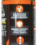 Side view of Adrenaline Assembly Lube 4 Oz For Gas And Diesel Engines featuring product benefits on label.