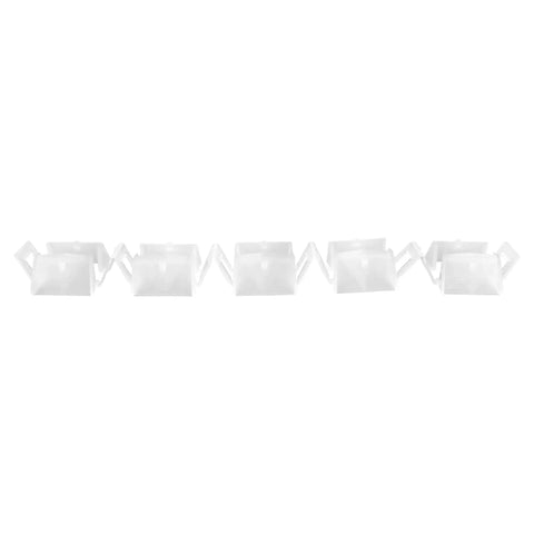 Five Pack Water Supply Spray Guide Replacement Fits Various Commercial Ice Maker Models Like Km 1200 And Km 1300 Series Keeps Things Running Smooth Without Any Hassle With Durable Build For Long Lasting Use, five white plastic spray guides