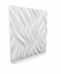 Flames Seamless 3D Wall Panels White 24 Sq Ft Pack For A Dope Ceiling And Wall Makeover Easy Cut To Fit Paintable Surface