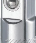 Three Eighths To Quarter Inch Socket Adapter For One Quarter Inch Drive Chrome Plated Corrosion Resistant