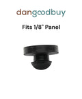 Ridged Stem Rubber Push-In Bumper 9/16 Inch Diameter Fits 1/4 Inch Hole In 1/8 Inch Thick Material