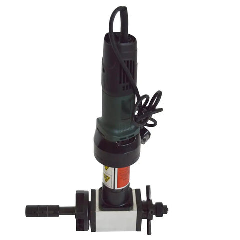 Hella Rugged 220V Electric Pipe Beveling Machine Auto Alignment Professional Grade for 1 to 3 Inch Steel Pipes top view.