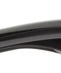 Side view of Frog Plus Open Heel Scuba Fin Beefy Dual Density Blade With Three Material Injection Mold Tech Comfortable Foot Pocket Black White Size S M
