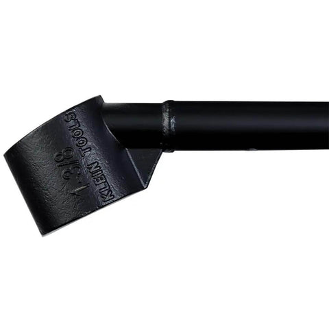 Angled Rebar Hickey For No 7 Through No 9 Rebar Bends, 65-Degree Turn, lightweight steel-head, knurled grip, 60-inch handle