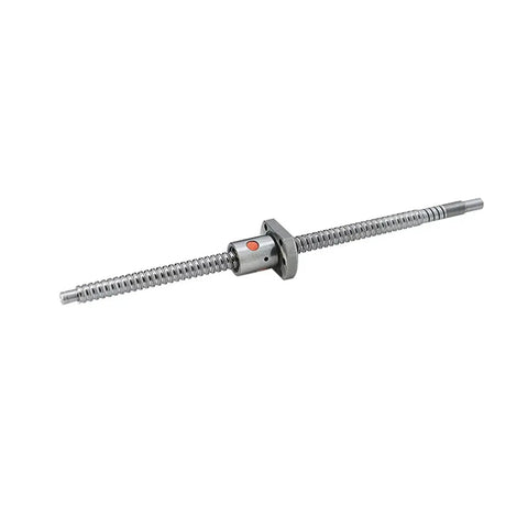 High Precision Ball Screw Kit With SFU1204 1210 Flange Nut BK BF10 End Machined for 3D Printers and CNC Builds, shown in stainless steel