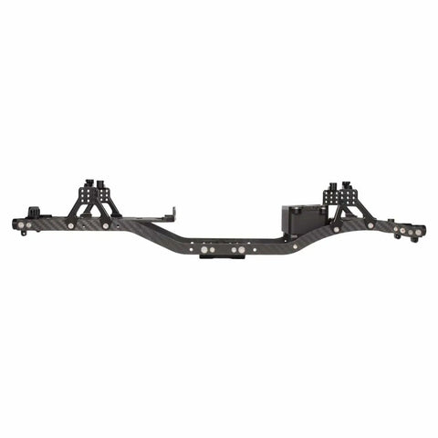 Carbon Fiber Crawler Chassis Frame Kit With 4.3mm CNC Metal Build For Axial SCX10 II One Tenth Scale Off Road RC Truck Upgrade Black Durable