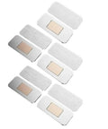 Slim Stainless Steel Magnetic Cabinet Door Catch Set Ultra Thin Latches With Adhesive Easy Install Pack Of 10, visible layout.