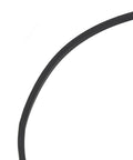 Close-up of Three Pack Beefed Up Heavy Duty Lawn Mower Belts Half Inch By Ninety Five Inch Rubber Transmission Belts For Ride On Mowers LT1000 LT2000 DYT4000 And Compatible Models showing edge detail.