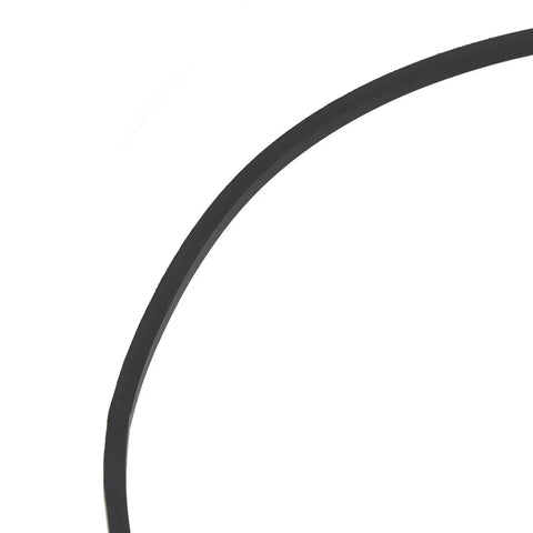 Close-up of Three Pack Beefed Up Heavy Duty Lawn Mower Belts Half Inch By Ninety Five Inch Rubber Transmission Belts For Ride On Mowers LT1000 LT2000 DYT4000 And Compatible Models showing edge detail.
