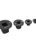 Top Notch 4-Piece Low Profile Socket Adapter Kit With 1 To 3/4 Inch Drive Links Perfect For Quick Automotive Gear Swaps And Tough DIY Jobs That Need Serious Grit And Smooth Fits, 4-piece black steel adapters