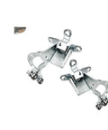 Heavy Duty Center Sliding Door Hinge Assembly Pair For Toyota Sienna 3 Liter V6 Gas 2011 To 2020, steel pivot assemblies view.