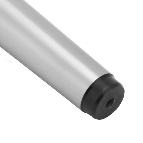 MT2 live tailstock center shaft with black end cap, metal lathe accessory.